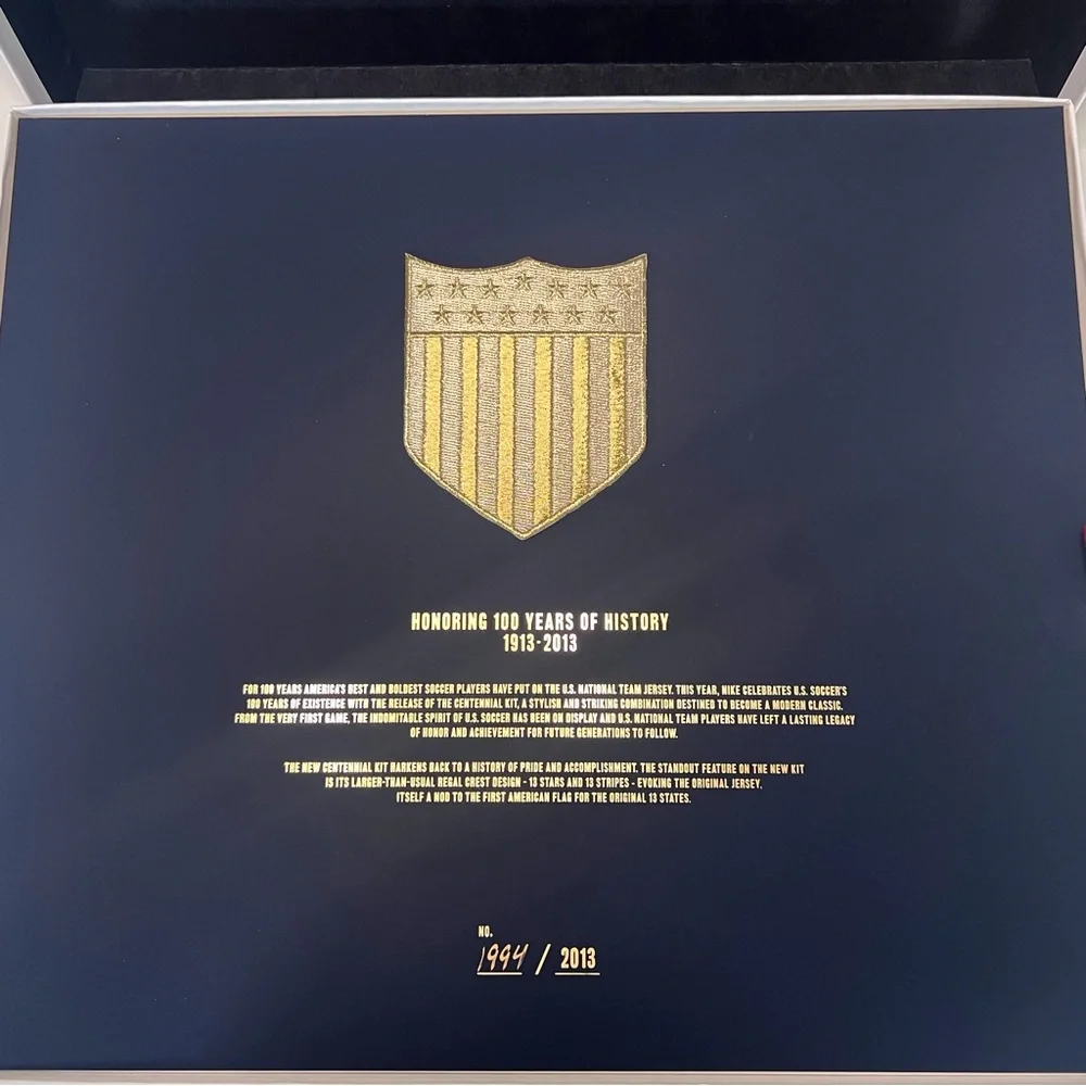 NIKE Limited Edition Team USA Centennial Soccer Jersey - Picture 5 of 12
